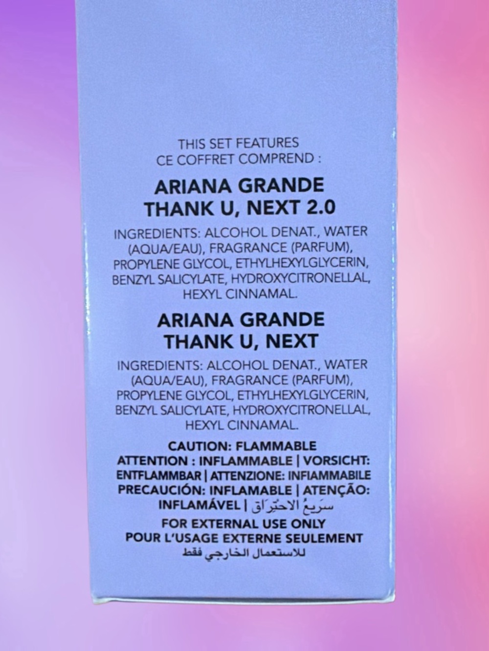 Ariana Grande Thank U, Next Duo Body Mist Set - - Picture 3 of 3